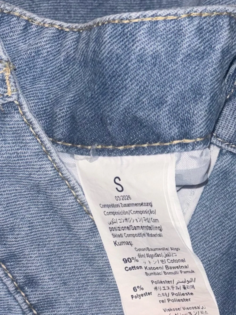 Light Blue Denim Shorts